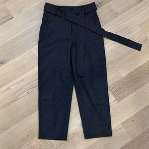 Women’s Aritiza Dark Grey Pants with Belt. Slim fit.